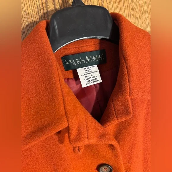 Harvé Bernard Cashmere Wool Blend Jacket - Picture 3 of 4